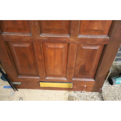 95 - Door - heavy wooden front door