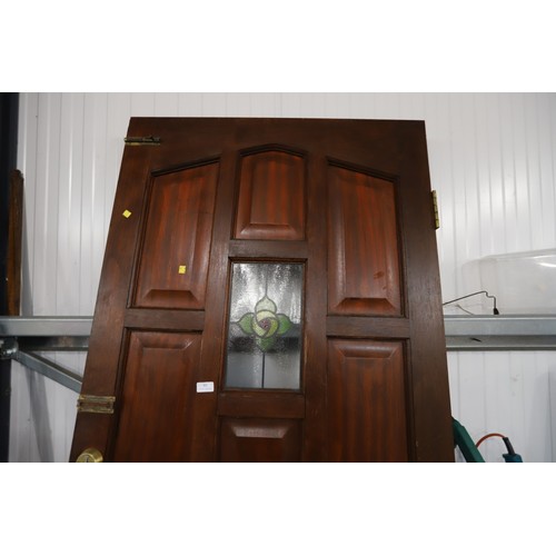 95 - Door - heavy wooden front door