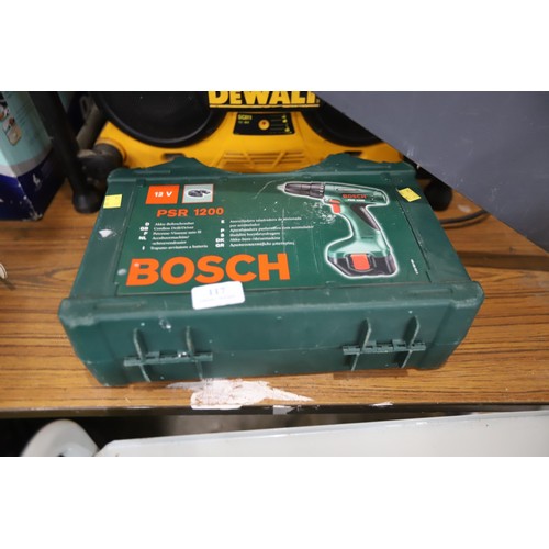 117 - Bosch cordless drill/driver - warranted until 12 noon Tuesday following the above sale