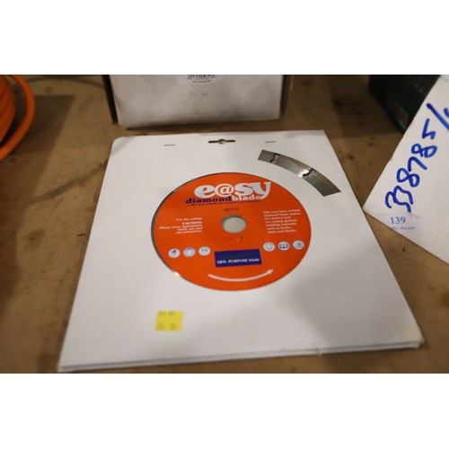 139 - 4 saw blades