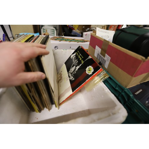 245 - Box of mixed LP records