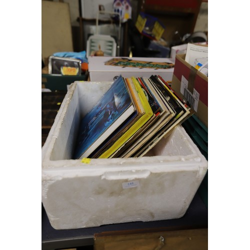 245 - Box of mixed LP records