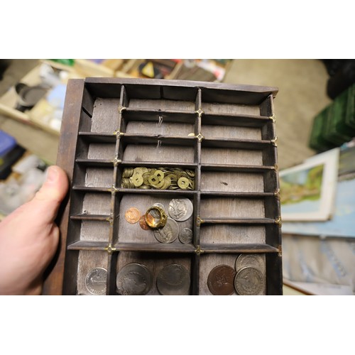 246 - Printers trays x3 & coins