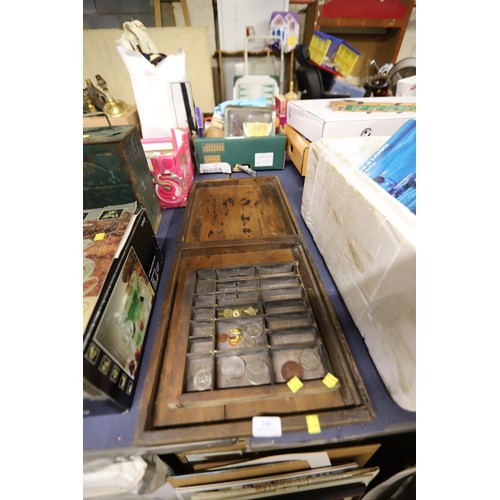 246 - Printers trays x3 & coins