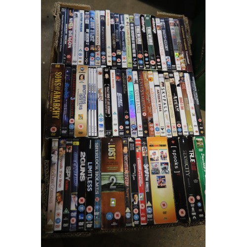 283 - 5 boxes of DVDs