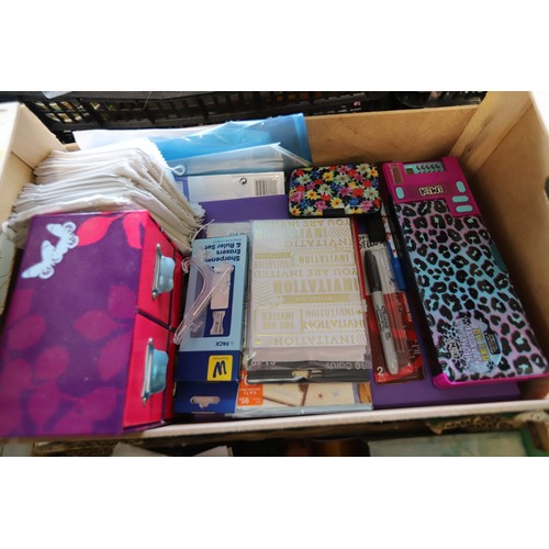 290 - 2 boxes of mixed stationery items