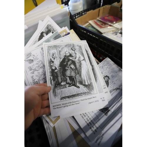 293 - 2 trays of Hunstanton & World War memorabilia