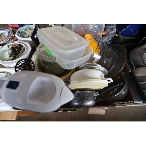 330 - 4 boxes of kitchenware