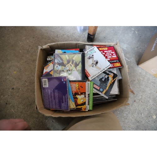 333A - Box of CDs & DVDs