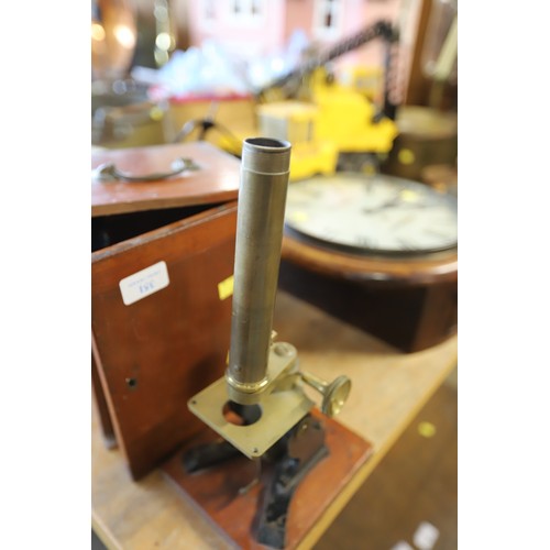 351 - Antique cased microscope