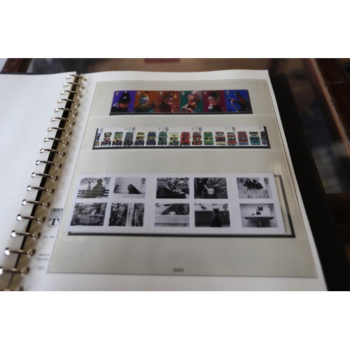 377 - UK stamp album, 2000-2004