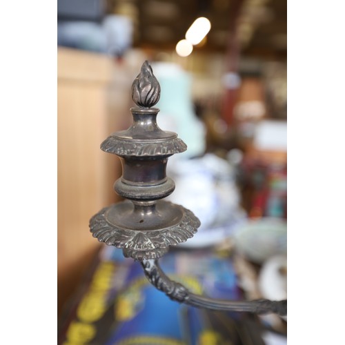 380 - Large Silver plated candelabra