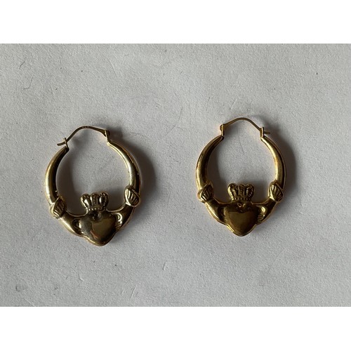 420 - 9ct gold earrings - 1.5gms