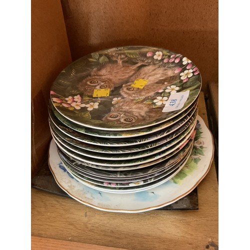 438 - Selection of owl plates