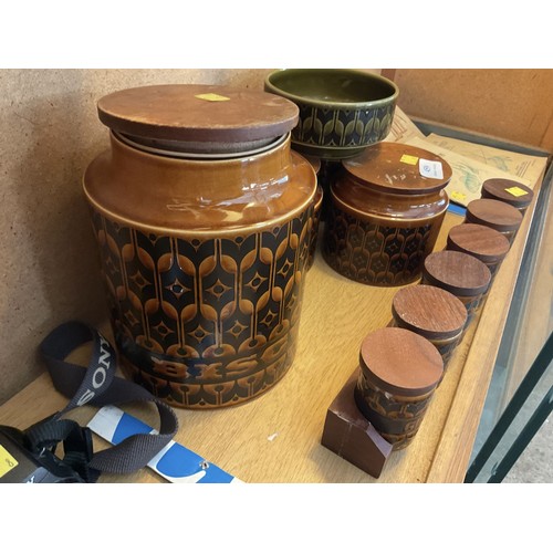 459 - Hornsea heirloom storage jars & 1 bowl