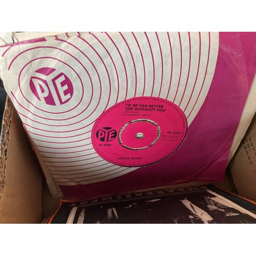 476 - Box of various single records