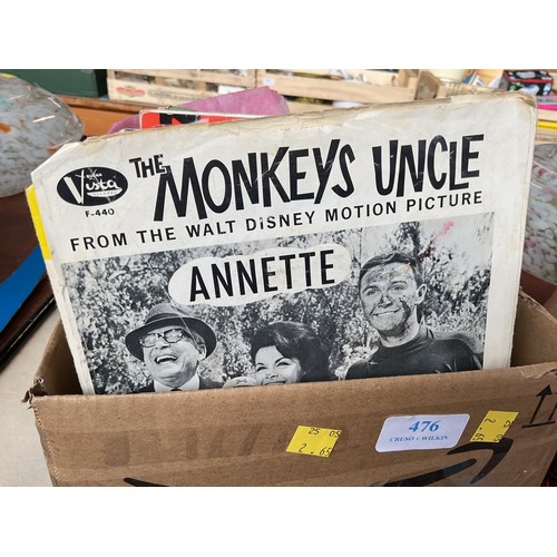 476 - Box of various single records