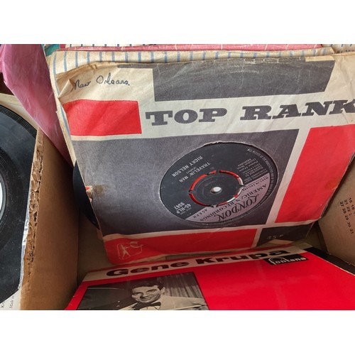 476 - Box of various single records