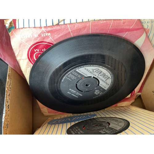 476 - Box of various single records