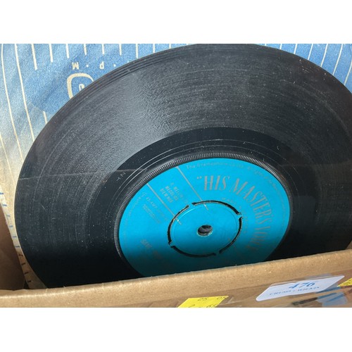 476 - Box of various single records