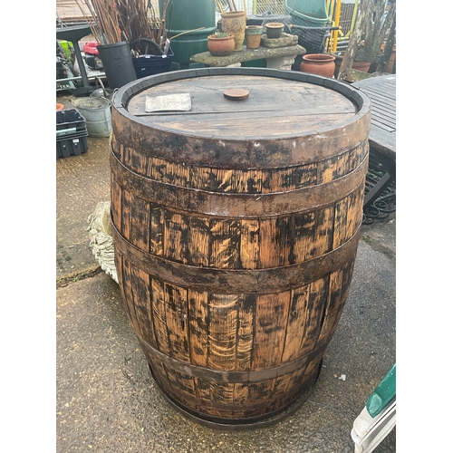 54B - 44 gallon whiskey barrel