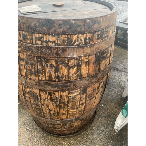 54B - 44 gallon whiskey barrel