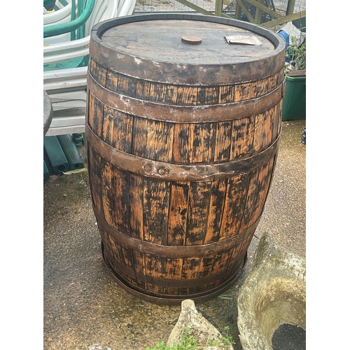 54B - 44 gallon whiskey barrel