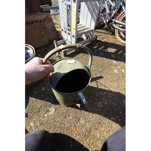 22 - Galvanised watering can