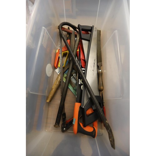 282 - 2 tubs of various tools, etc