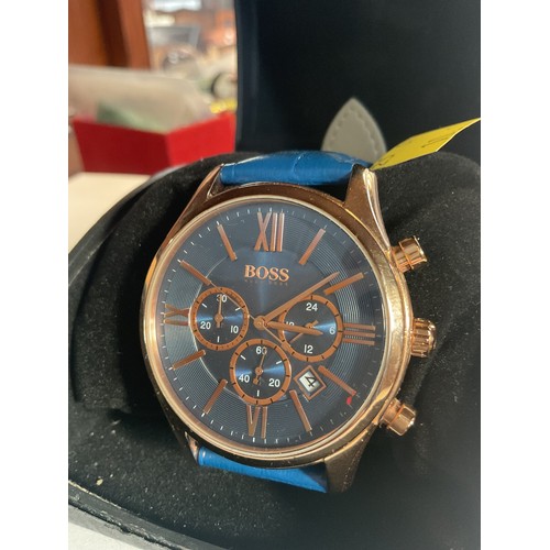 439 - Boss watch - blue face