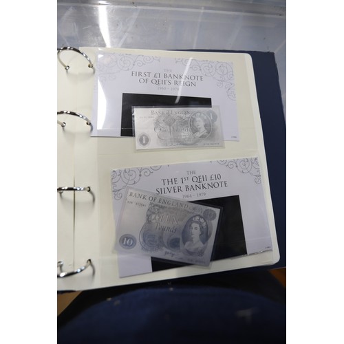 Collection of silver bank notes