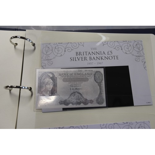 Collection of silver bank notes