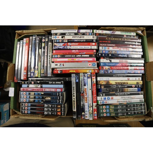 Box of DVDs