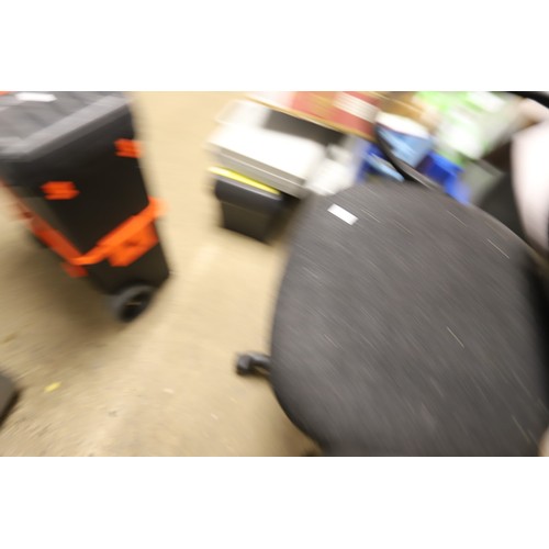 55 - 2 large grey suitcases