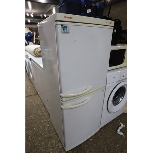 165 - Blomberg fridge freezer - warranted until 12 noon Tuesday following the above sale