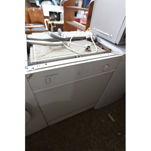 184 - Creda integrated dishwasher - warranted until 12 noon Tuesday following the above sale