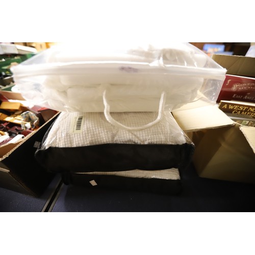 197 - Stretch protection covers - loveseat size - cream x3