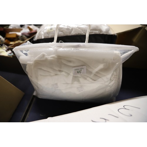 197 - Stretch protection covers - loveseat size - cream x3