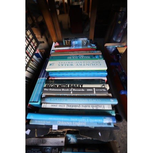 336 - 4 boxes of various books