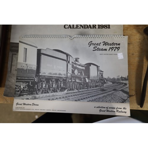 347 - Qty of past railway calenders