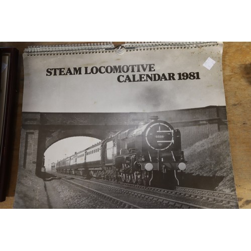 347 - Qty of past railway calenders