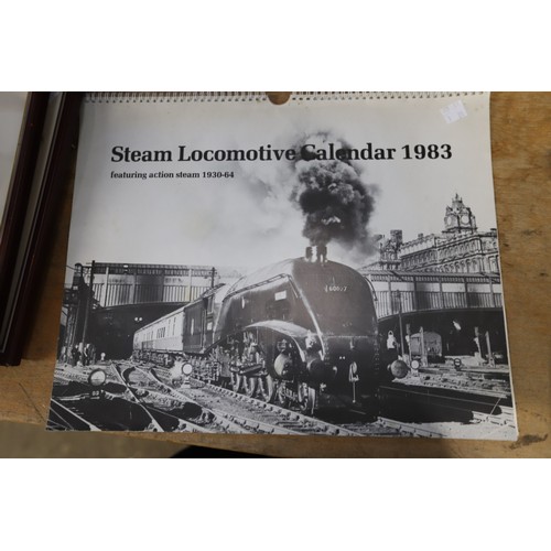 347 - Qty of past railway calenders