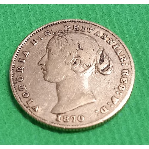 406 - Gold sovereign Sydney mint 1870