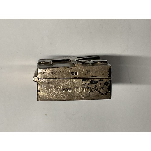 410 - Small Anthony Hawksley hallmarked silver box - 55.23 gms