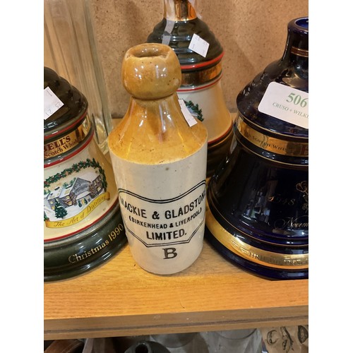 442 - Wade commemorative decanters - empty