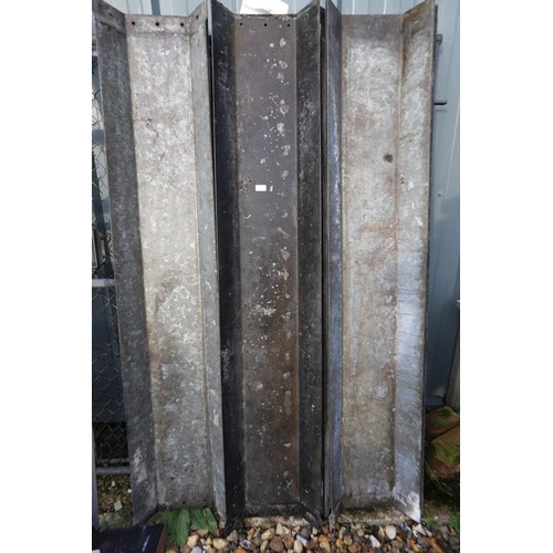 7 - Qty of galvanised guttering