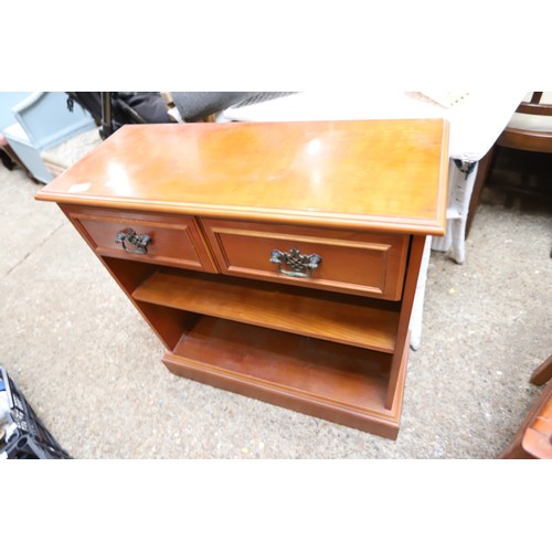 162 - Bookcase, 2 chairs, footstool, plastic storage