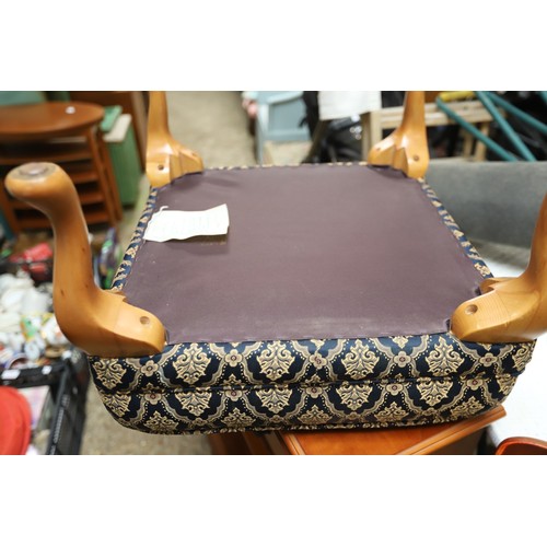 162 - Bookcase, 2 chairs, footstool, plastic storage