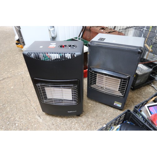 171 - 2 portable gas fires 'heat force II' & 'super serve'