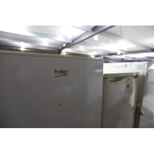 188 - Beko fridge freezer - warranted until 12 noon Tuesday following the above sale